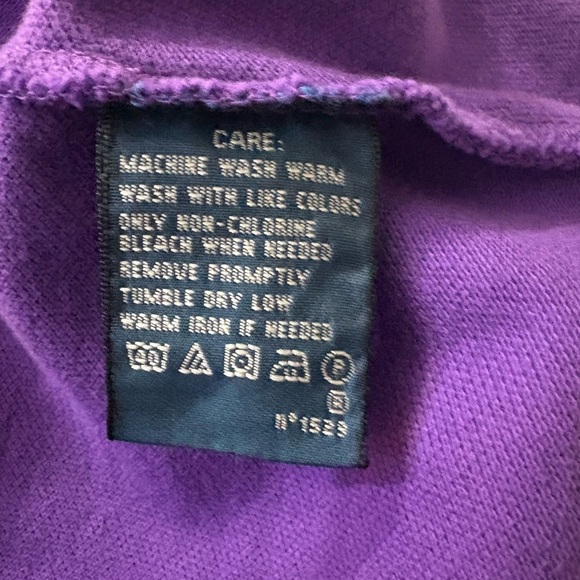 Polo Ralph Lauren The Skinny Polo Shirt in Purple w Large Pink Pony Logo, # 4. - Picture 4 of 11